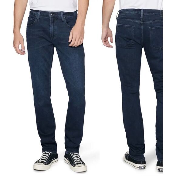 Paige Men’s Federal Blue Jeans M655521-4010 W4010 INKWELL DNM521 Measure Sz 30 - Picture 1 of 15